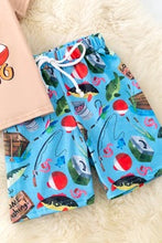 Load image into Gallery viewer, I'd rather be fishing Shorts Set