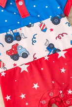 Load image into Gallery viewer, Patriotic Baby Romper