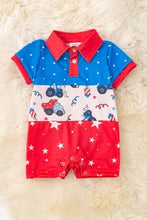 Load image into Gallery viewer, Patriotic Baby Romper