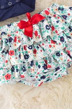 Load image into Gallery viewer, USA Floral Baby Onesie