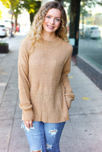 Load image into Gallery viewer, Classy Chic Taupe Mock Neck Chest Pocket Knit Sweater
