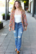 Load image into Gallery viewer, Be Your Best Multicolor Chunky Knit Open Cardigan
