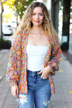 Load image into Gallery viewer, Be Your Best Multicolor Chunky Knit Open Cardigan
