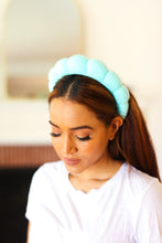 Load image into Gallery viewer, Seafoam Terry Cloth Skincare Headband
