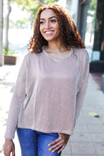 Load image into Gallery viewer, Hello Beautiful Camel Rib Dolman Sweater Top
