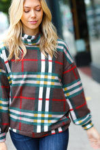 Load image into Gallery viewer, Embrace The Joy Multicolor Plaid Turtleneck Sweater
