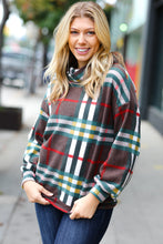 Load image into Gallery viewer, Embrace The Joy Multicolor Plaid Turtleneck Sweater
