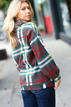 Load image into Gallery viewer, Embrace The Joy Multicolor Plaid Turtleneck Sweater
