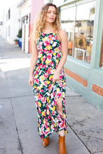 Load image into Gallery viewer, Easy Living Navy Floral Sleeveless Maxi Dress
