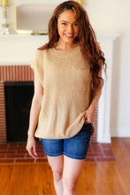 Load image into Gallery viewer, Best In Bold Taupe Dolman Ribbed Knit Sweater Top
