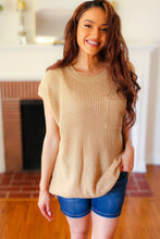 Load image into Gallery viewer, Best In Bold Taupe Dolman Ribbed Knit Sweater Top
