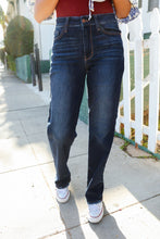 Load image into Gallery viewer, Judy Blue Midnight Horizon Mid Rise Straight Leg Denim Jeans
