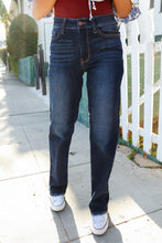 Load image into Gallery viewer, Judy Blue Midnight Horizon Mid Rise Straight Leg Denim Jeans
