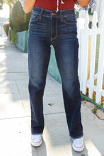 Load image into Gallery viewer, Judy Blue Midnight Horizon Mid Rise Straight Leg Denim Jeans
