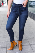 Load image into Gallery viewer, Judy Blue Dark Wash High Rise Skinny Jeans
