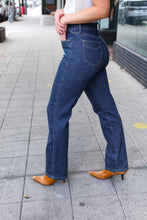 Load image into Gallery viewer, Judy Blue Dark Wash High Waisted Straight Fit Jeans
