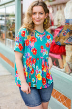 Load image into Gallery viewer, Canary Yellow Block Bead Open Hoop Earrings
