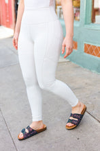 Load image into Gallery viewer, Casual Bliss Bone Wide Waistband Legging with Pockets
