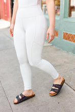 Load image into Gallery viewer, Casual Bliss Bone Wide Waistband Legging with Pockets
