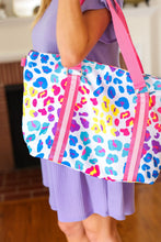 Load image into Gallery viewer, Multicolor Cheetah Print Duffel Bag
