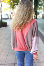 Load image into Gallery viewer, Boldy You Camel Dolman Sleeve Colorblock Knit Bomber Jacket
