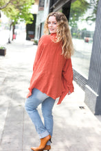 Load image into Gallery viewer, Everyday Rust Button Down Sharkbite Cotton Tunic Top
