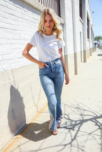 Load image into Gallery viewer, Judy Blue High-Rise Boyfriend Cuffed Hem Star Pocket Jeans
