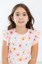 Load image into Gallery viewer, Butterfly Kisses Ruffle Tee
