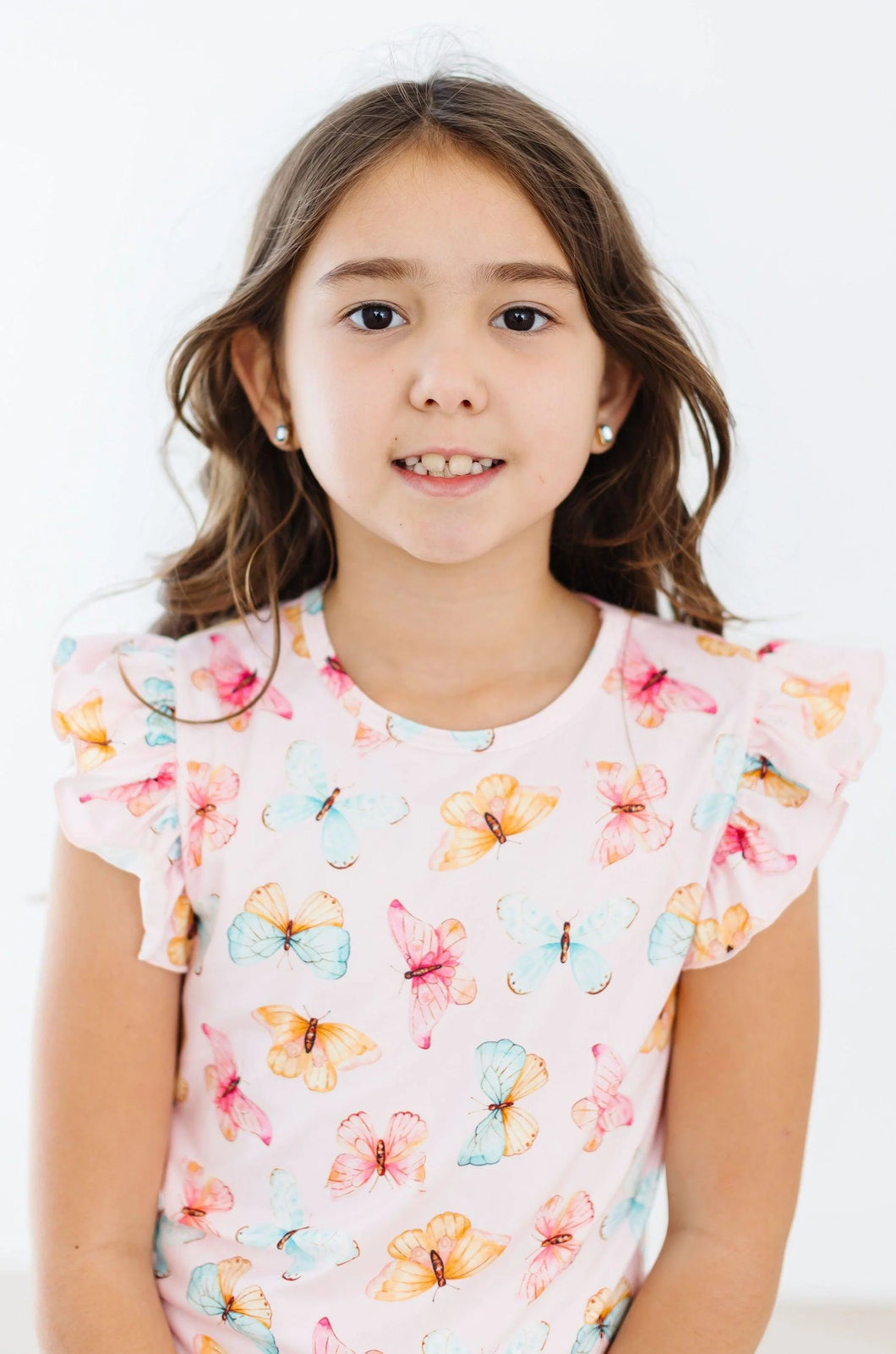 Butterfly Kisses Ruffle Tee