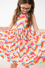 Load image into Gallery viewer, Catch a Wave Tank Twirl Dress
