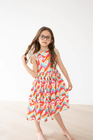 Catch a Wave Tank Twirl Dress