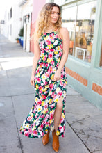 Load image into Gallery viewer, Easy Living Navy Floral Sleeveless Maxi Dress
