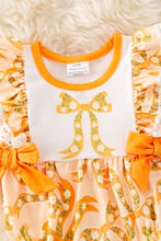 Load image into Gallery viewer, Flower Power Bow Baby Romper
