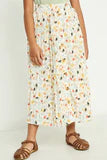 Load image into Gallery viewer, Girls Floral Print Pleated Midi Skirt
