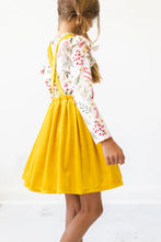 Load image into Gallery viewer, Mustard Velvet Pinafore
