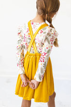 Load image into Gallery viewer, Mustard Velvet Pinafore
