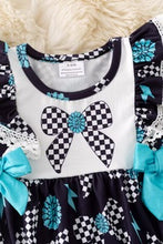 Load image into Gallery viewer, Retro Checkered Baby Romper
