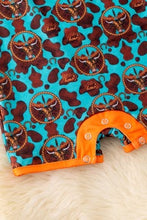 Load image into Gallery viewer, Rodeo Cow Baby Romper
