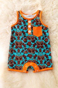 Rodeo Cow Baby Romper