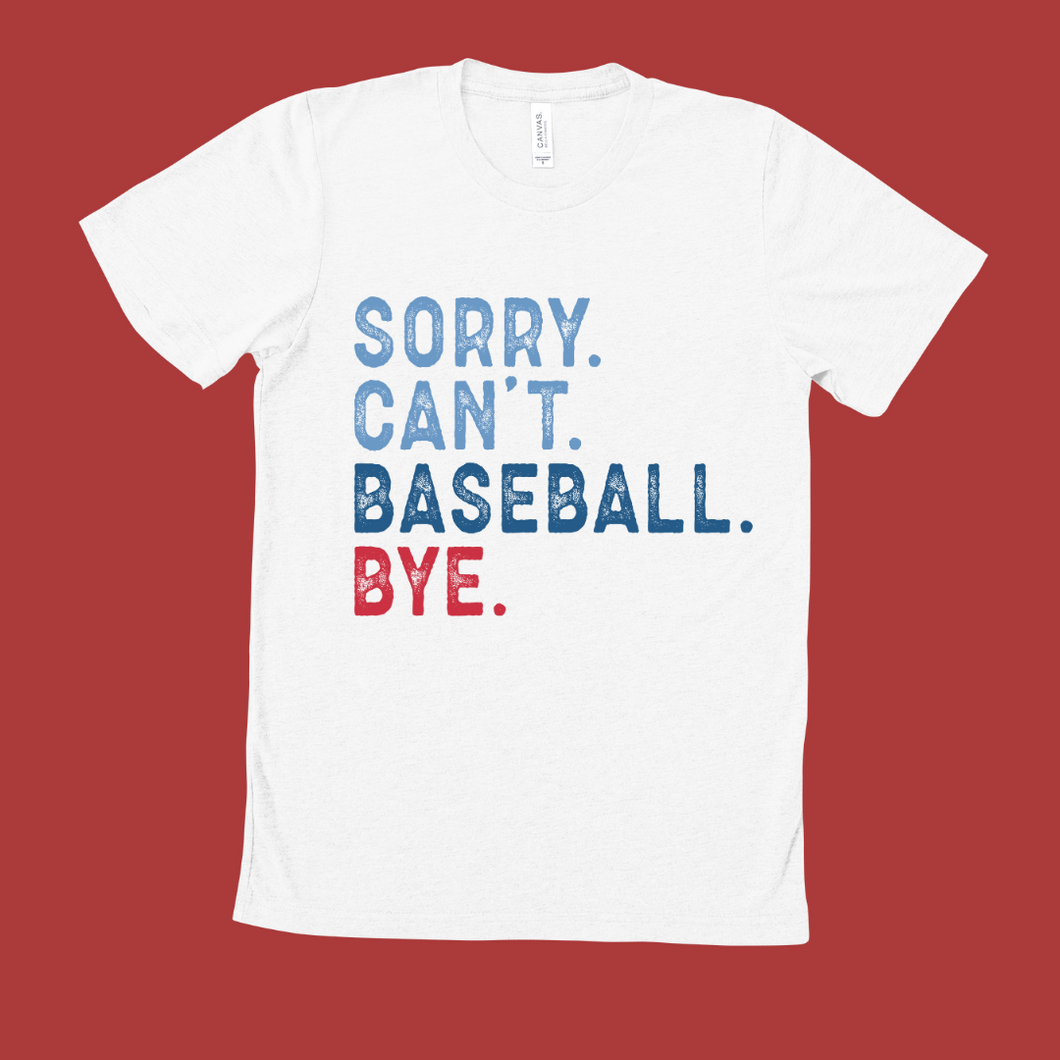 Sorry Can't Baseball