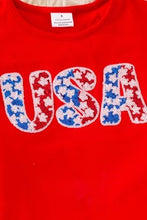 Load image into Gallery viewer, USA Girls Top &amp; Shorts Set
