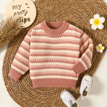 Load image into Gallery viewer, Striped Knitted Sweater
